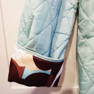 Blue Coach Quilted Jacket
